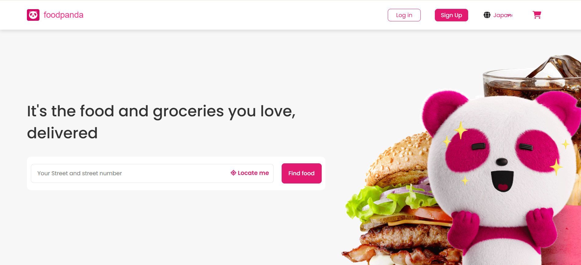 Food Panda Clone UI